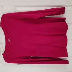 Ladies blouse Size L Hot Pink St. John's Bay